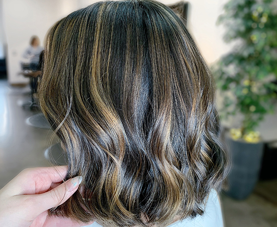 cheveux avec mèches